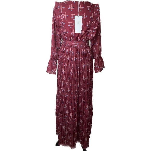 NWT- Women's  Fashion Collection Special Design Midi Dress- Size: Large - Picture 2 of 12